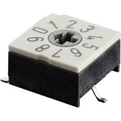 Otočný kódovací přepínač Hartmann, hexadecimální, P60AS 703 1, 24 V DC/AC