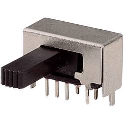 Posuvný přepínač 50 V/DC 3 A 2x zap/zap/zap 1 ks