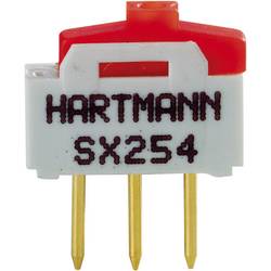Posuvný přepínač Hartmann 12 V/DC 0.5 A 1x zap/zap SX254 1 ks