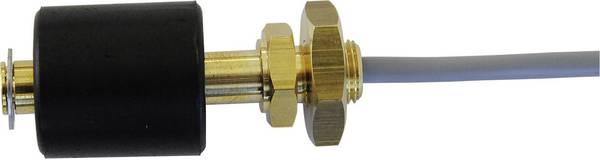 REED Electronics R1/8"-MO/S-L43-BU23-1mPVC 17815 hladinový spínač, 1 spínací kontakt, 1 rozpínací kontakt, 0.4 A, IP67