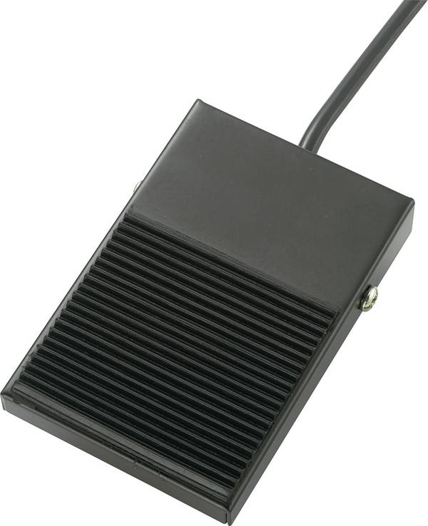 TRU COMPONENTS FS-1 nožní/ruční tlačítko 24 V/AC 10 A 1 pedál  1 přepínací kontakt  1 ks
