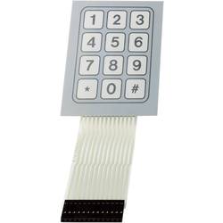 Foliová klávesnice 3 x 4 TRU COMPONENTS SU709930, 1 ks