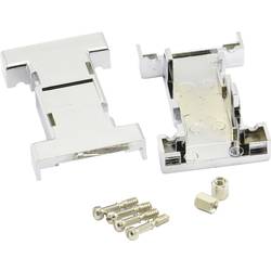 D-SUB púzdro adaptéra BKL Electronic Počet pinov: 9, 9, plast, pokovaný, 180 °, strieborná, 1 ks