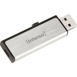 USB paměť pro smartphony/tablety Intenso Mobile Line, 32 GB, USB 2.0, microUSB 2.0, stříbrná
