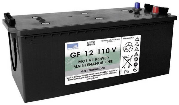 GNB Sonnenschein GF 12 110 V olověný akumulátor 12 V 110 Ah olověná gelová (š x v x h) 513 x 219 x 223 mm konický konektor bezúdržbové