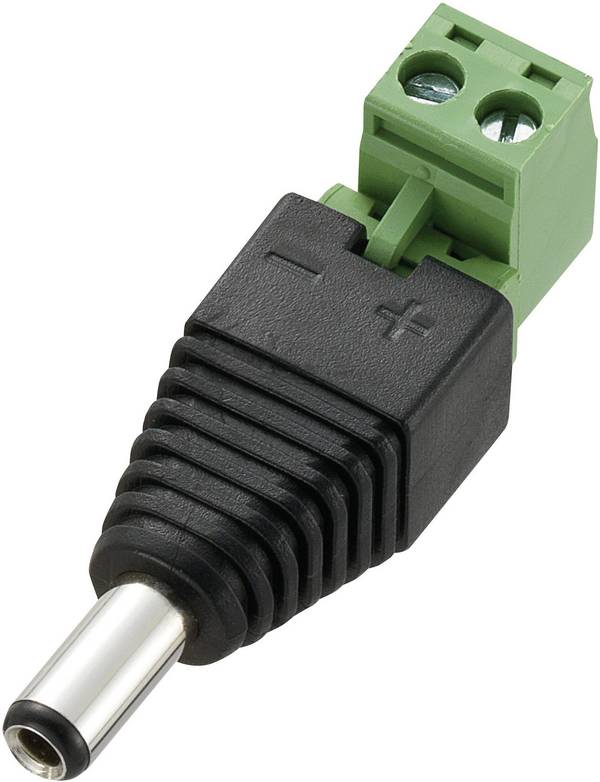 TRU COMPONENTS DC-11M nízkonapěťový konektor zástrčka, rovná 5.5 mm 2.5 mm  1 ks