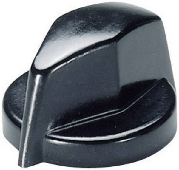 OKW  A1311860  A1311860  otočný knoflík  s ukazatelem  černá  (Ø x v) 18.8 mm x 12.5 mm  1 ks