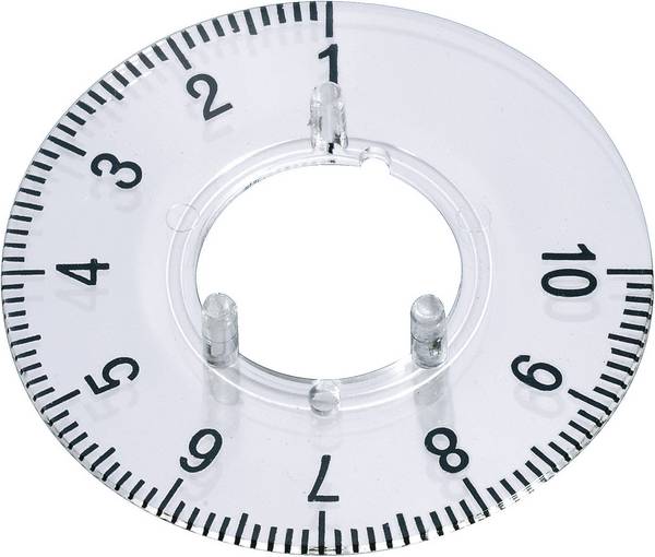 OKW A4416060 prahová stupnice  1–10  270 ° Vhodné pro knoflík knoflík 16 mm 1 ks