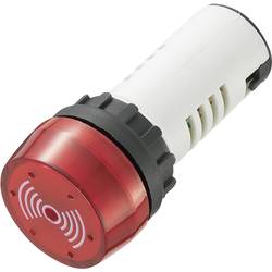 Sirénka / kontrolka 80 dB 230 V/AC, 22 mm, červená