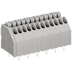 Pájecí svorkovnice série 250 WAGO 250-405, AWG 24-20, 0,4 - 0,8 mm², 2,5 mm, 2 A, šedá