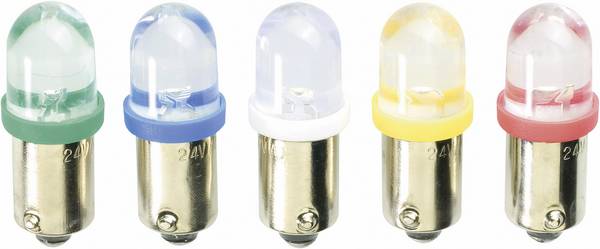Barthelme 59091226 indikační LED teplá bílá   BA9s 12 V/DC, 12 V/AC
