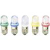 LED žárovka E10 Barthelme, 59101226, 12 V, teplá bílá