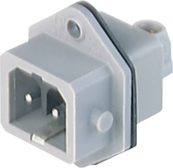 Hirschmann 932 048-106-200 síťový konektor STASEI zástrčka, vestavná rovná Počet kontaktů: 2 + PE 16 A šedá 1 ks Piece