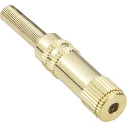 Jack konektor 3.5 mm stereo zásuvka, rovná BKL Electronic 1103058, pinov 4, strieborná, 1 ks