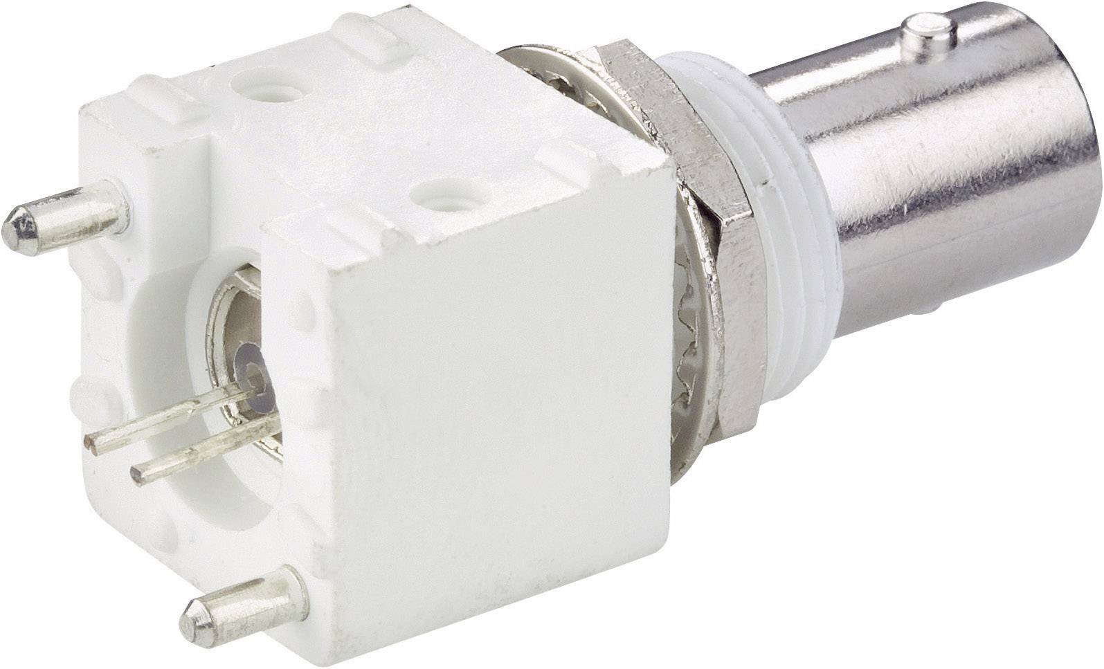 TRU COMPONENTS 730413 BNC konektor zásuvka, vestavná vertikální 50 Ω 1 ks