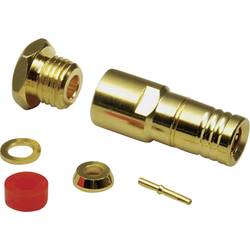SMB konektor BKL Electronic 411015, 50 Ω, 500 MΩ, zástrčka rovná, 2.6 mm