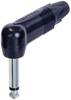 Neutrik NP2RX-BAG jack konektor 6.35 mm zástrčka, zahnutá Pólů: 2 mono černá 1 ks