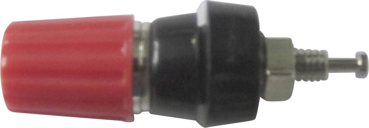 TRU COMPONENTS TC-R1-14M R pólová svorka červená 10 A 1 ks