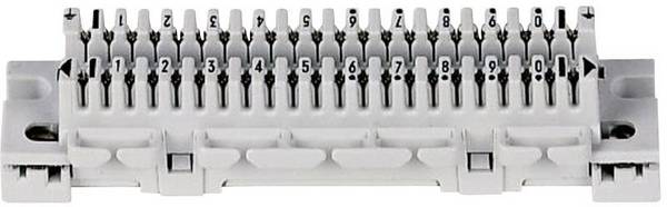 Corning 79101-517 00 LSA-Plus<sup>®</sup> připojovací lišta, řada 1 Připojovací lišta 10 párů šedá Množství: 1 ks