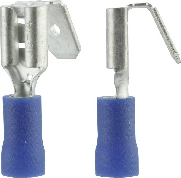Vogt Verbindungstechnik 3926S faston zásuvka s odbočkou Šířka zástrčky: 6.3 mm Tloušťka konektoru: 0.8 mm 180 ° částečná izolace modrá 1 ks