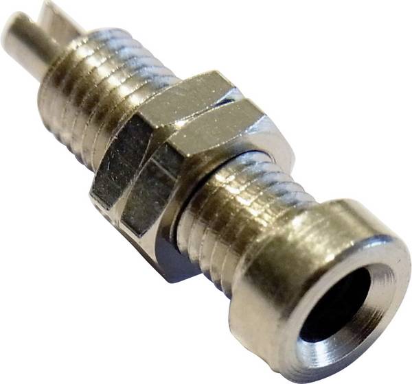 Schnepp BU 4000 zdířka pro banánek zásuvka, vestavná vertikální Ø pin: 4 mm stříbrná 1 ks