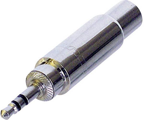 Rean AV NYS227 NYS227 jack audio adaptér [1x jack zástrčka 3,5 mm - 1x jack zásuvka 6,3 mm] stříbrná