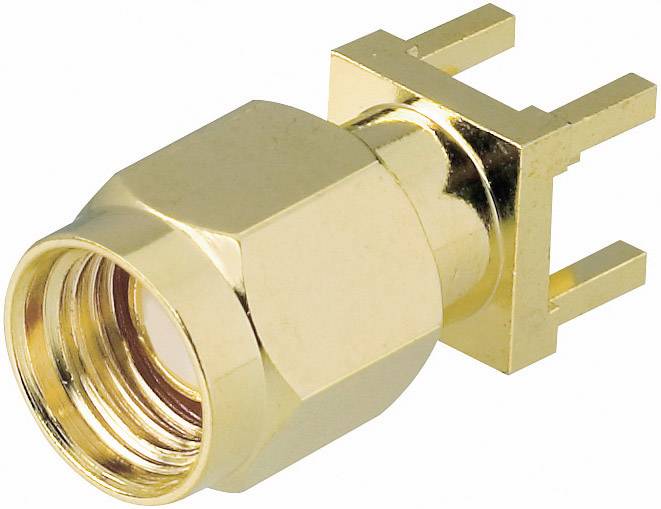 BKL Electronic 0419021 0419021 SMA reverzní konektor zástrčka, vestavná rovná 50 Ω 1 ks