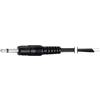 Jack kabel 3,5mm s ot. koncem mono Voltcraft XL-AC35D, zástrčka rovná, černá
