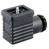 Ventilový konektor HTP M1NS2000, IP65 (namontované), černá