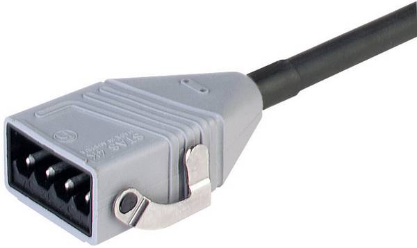 Hirschmann STAS 4K síťový připojovací kabel síťová zástrčka - kabel s otevřenými konci Počet kontaktů: 4 + PE černá 1.00 m 1 ks