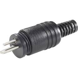BKL Electronic 0205003/K konektor reproduktoru zástrčka, rovná Pólů: 2 černá 1 ks