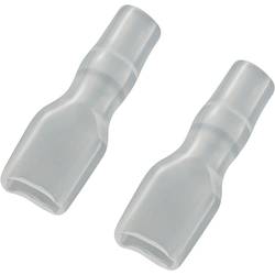 Izolační objímka z měkkého PVC pro ploché zástrčky TRU COMPONENTS 735518, transparentní, 1 ks
