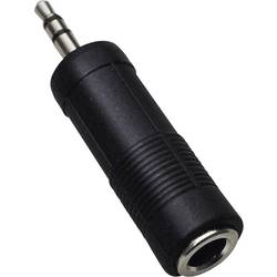 Jack audio adaptér BKL Electronic 1102008, čierna
