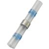 Krimpovacia spojka so zmršťovacou bužírkou TRU COMPONENTS 736387, 1 - 2.5 mm², úplne izolované, modrá, 1 ks