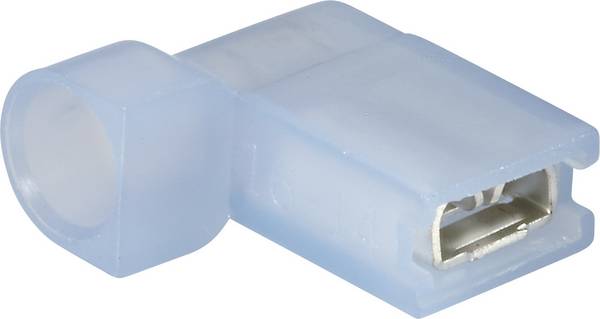 Vogt Verbindungstechnik 393208S faston zásuvka  Šířka zástrčky: 4.8 mm Tloušťka konektoru: 0.8 mm 90 ° plná izolace modrá 1 ks