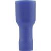 Faston zásuvka Vogt Verbindungstechnik 396205S 4.8 mm x 0.5 mm, 180 °, plná izolace, modrá, 1 ks