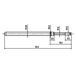 Zkušební hrot PTR 2021-G-1.5N-NI-1.3