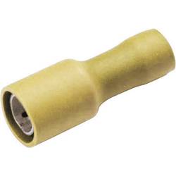 Guľatá dutinka úplne izolované Vogt Verbindungstechnik 3917, 4 mm², 6 mm², Ø hrotu: 5 mm, žltá, 1 ks