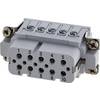 Konektorová vložka, zásuvka postříbřené kontakty Amphenol C146 10B010 002 4, 1 ks