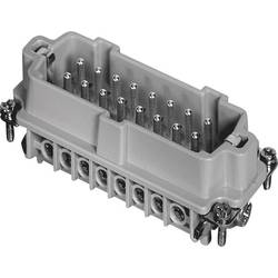 Vložka pinového konektoru Heavy|mate® C146 C146 10A016 002 1 Amphenol, počet kontaktů: 16 + PE, 1 ks