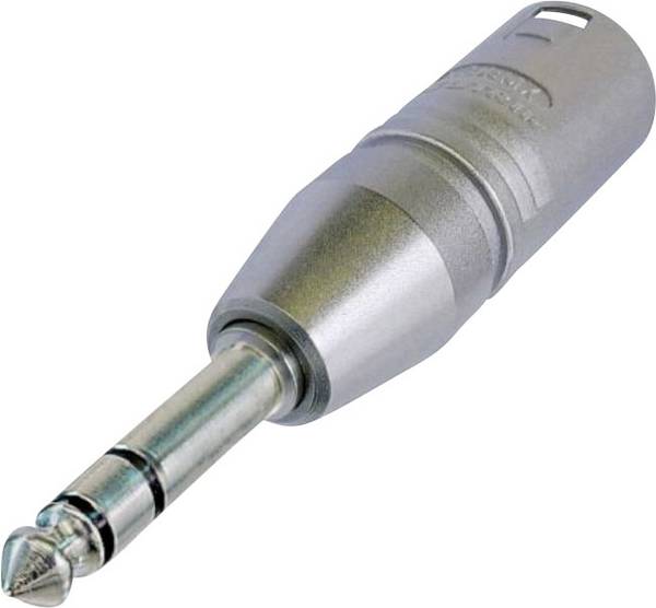 Neutrik NA3MP XLR adaptér XLR zástrčka - jack zástrčka 6,3 mm stereo 1 ks