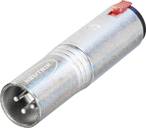 Neutrik NA3MJ XLR adaptér XLR zástrčka - jack zásuvka 6,3 mm stereo 1 ks
