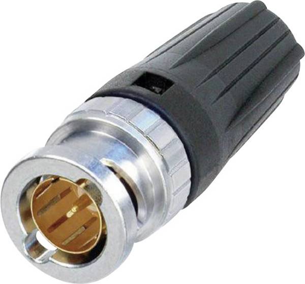 Neutrik NBNC75BLP7 NBNC75BLP7 BNC konektor zástrčka, rovná 75 Ω 1 ks