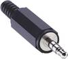 Lumberg 1532 02 jack konektor 3.5 mm zástrčka, rovná Pólů: 4 stereo černá 1 ks