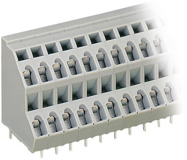 WAGO 736-106 dvojřadá svorka 2.50 mm² Pólů 12 šedá 1 ks