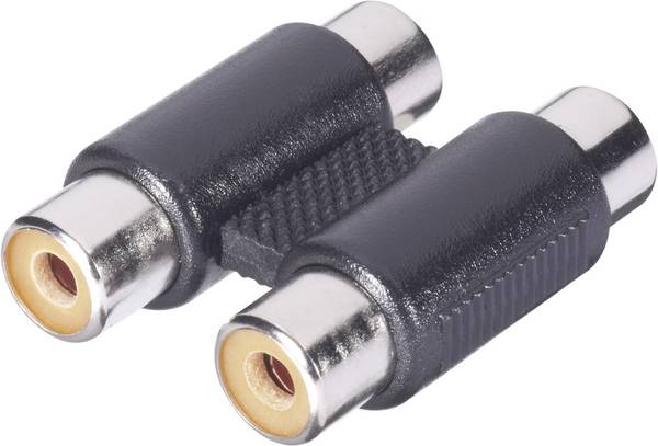 BKL Electronic 1102028 1102028 cinch audio adaptér [2x cinch zásuvka - 2x cinch zásuvka] černá