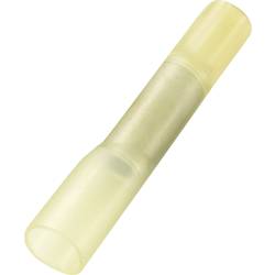 Krimpovací spojka se smršťovací bužírkou TRU COMPONENTS 739142, 4 mm² (min), plná izolace, žlutá, 30 ks