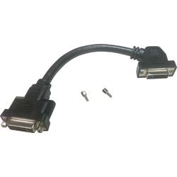 DVI kabel, DVI zásuvka 24+5 pol., černý, 0,2 m
