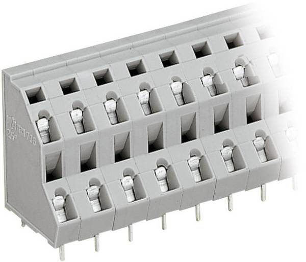 WAGO 736-506 dvojřadá svorka 2.50 mm² Pólů 12 šedá 1 ks