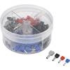 Sada 2násobných dutinek 0.705 mm² 2.50 mm² modrá, červená, černá, šedá TRU COMPONENTS 739988 200 ks